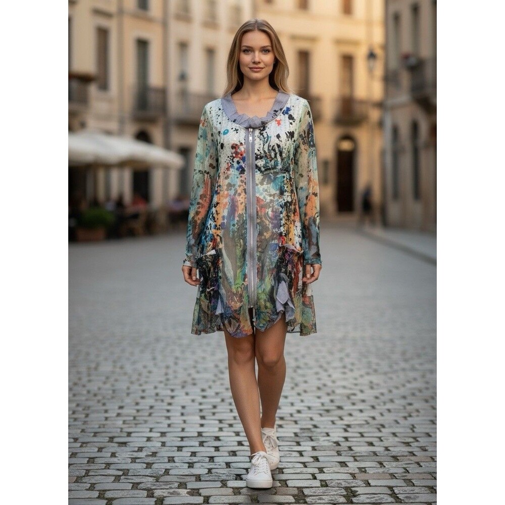 Christine  Patchwork Fairy Hippie Dress M Bohimia‎  fairy  whimsigoth Grinch